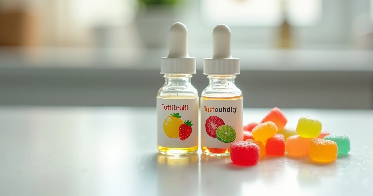 Remédio Infantil com Sabor de Bala: Gomas e Gotas Tutti-Frutti