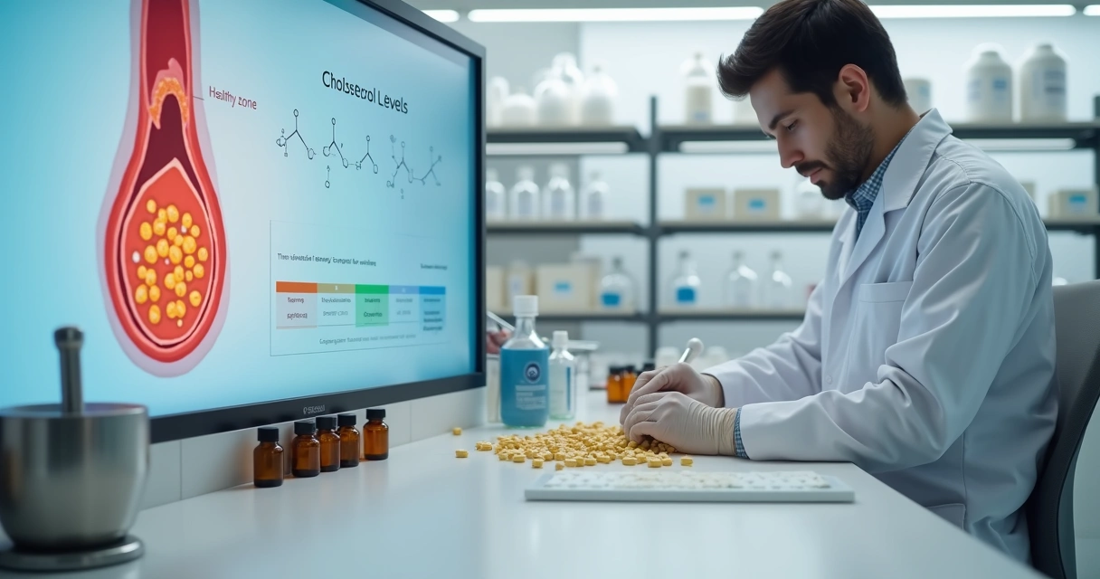 Controle do colesterol com ativos inovadores em farmácias de manipulação