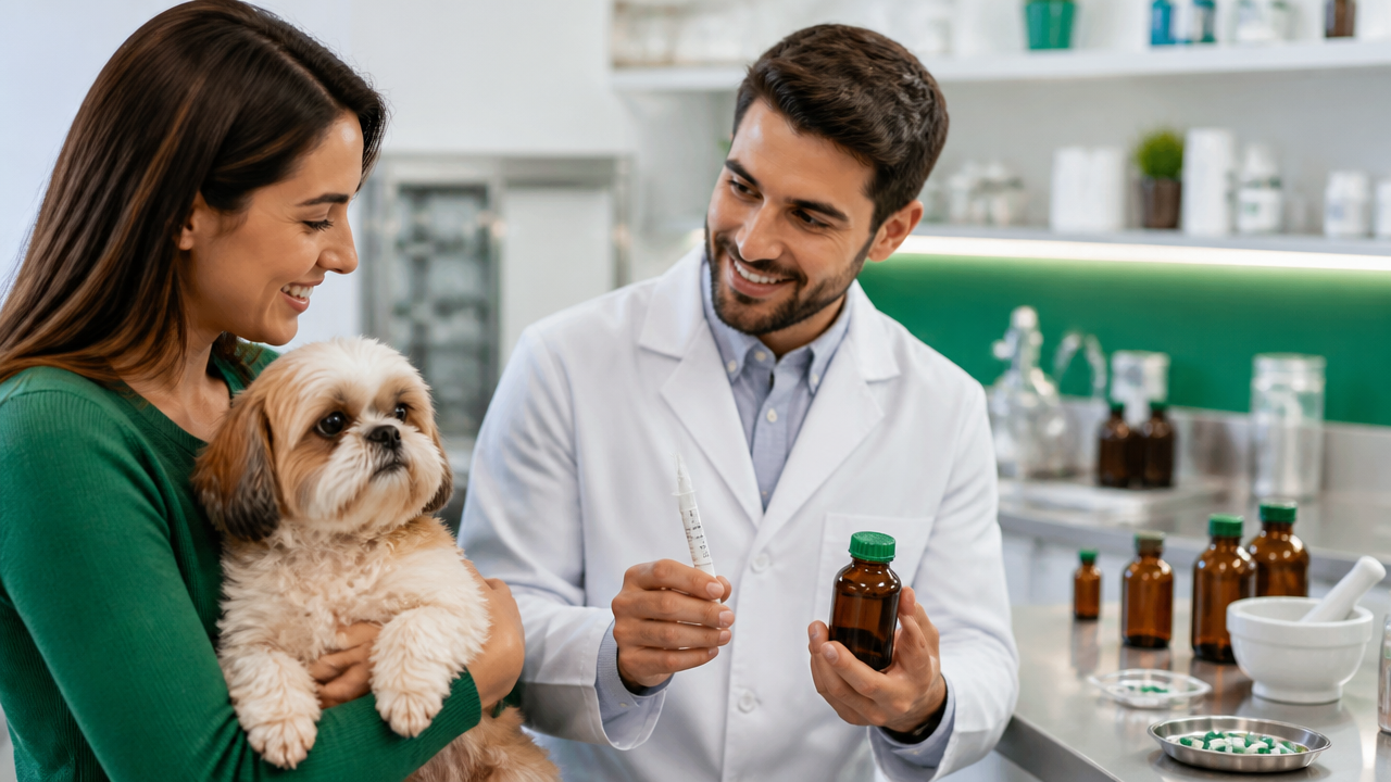 Manipulação veterinária para pets, guia prático